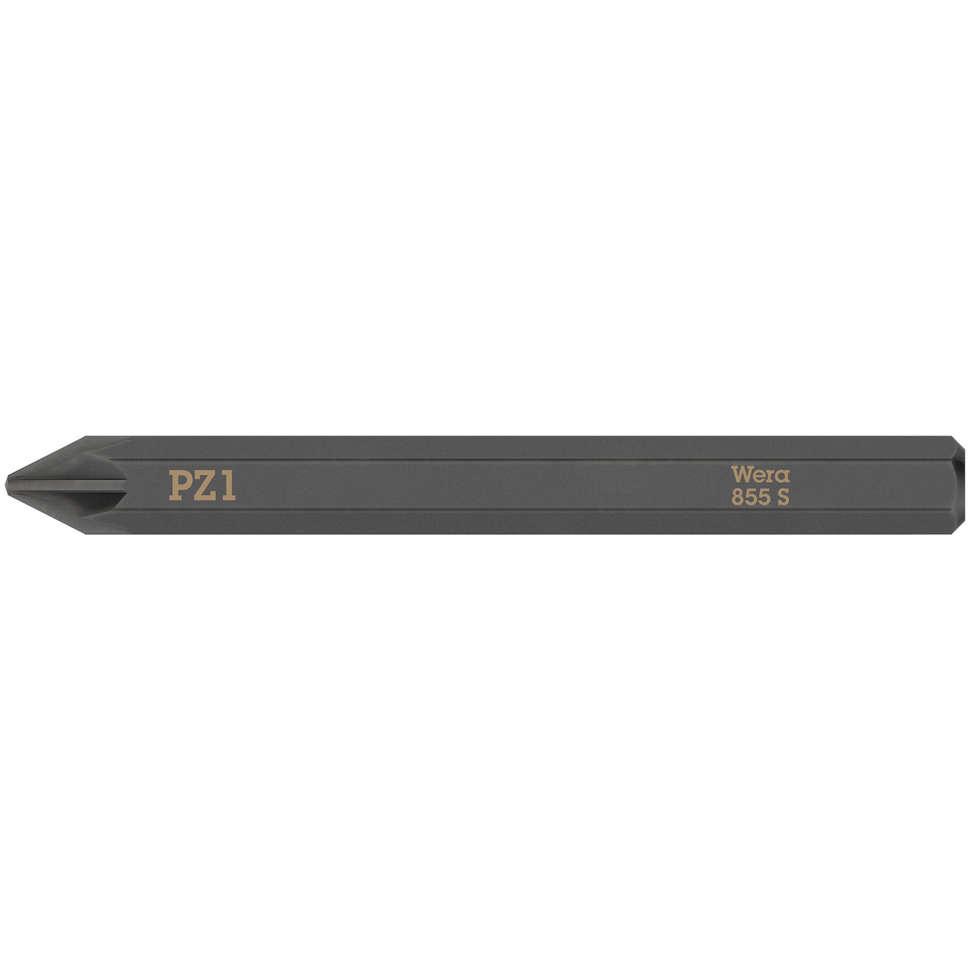 855 S Kreuzschlitz Pozidriv Bits für Schlagschraubendreher, PZ 1 x 70mm