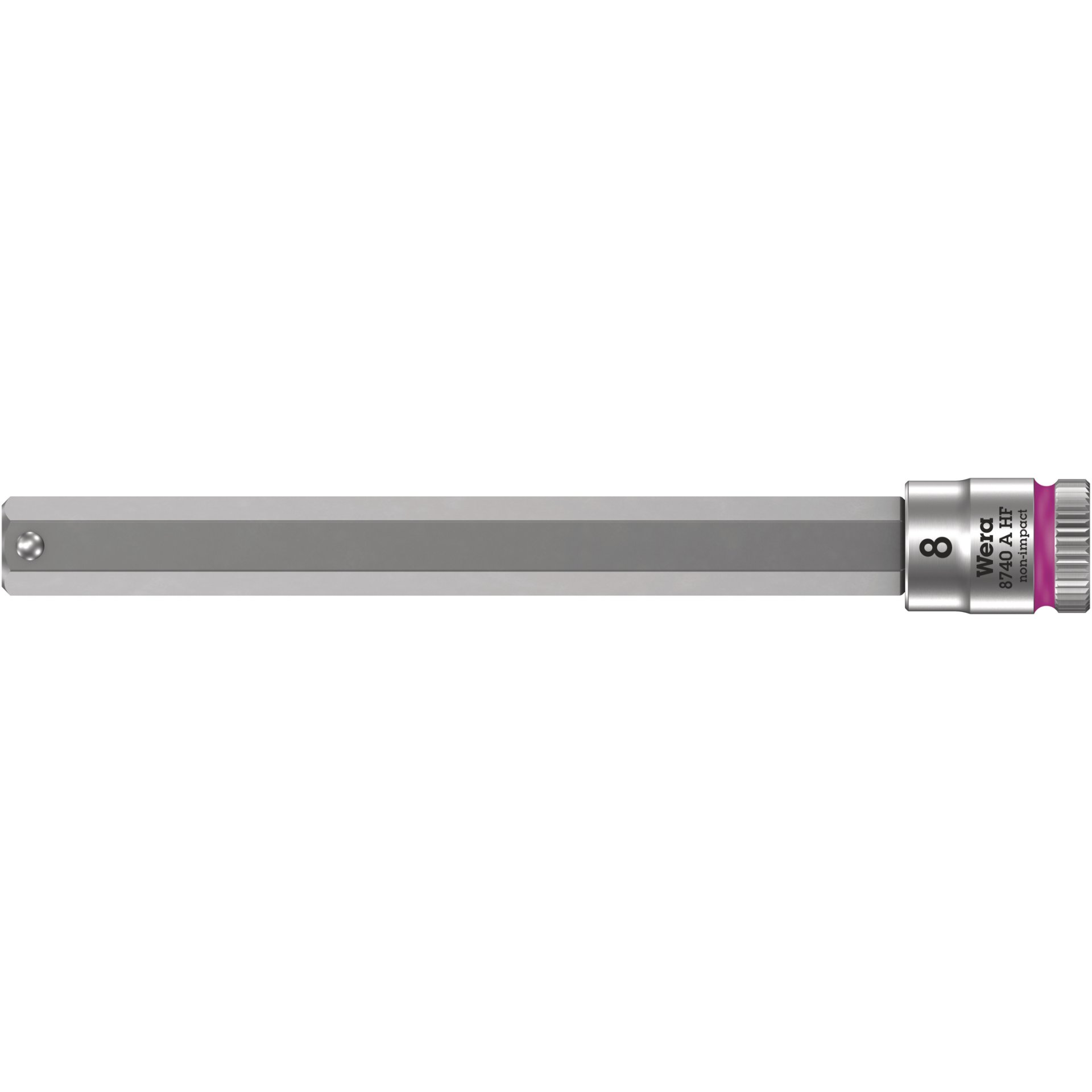 8740 A HF Zyklop Bitnuss mit 1/4"-Antrieb, mit Haltefunktion für Innensechskantschrauben