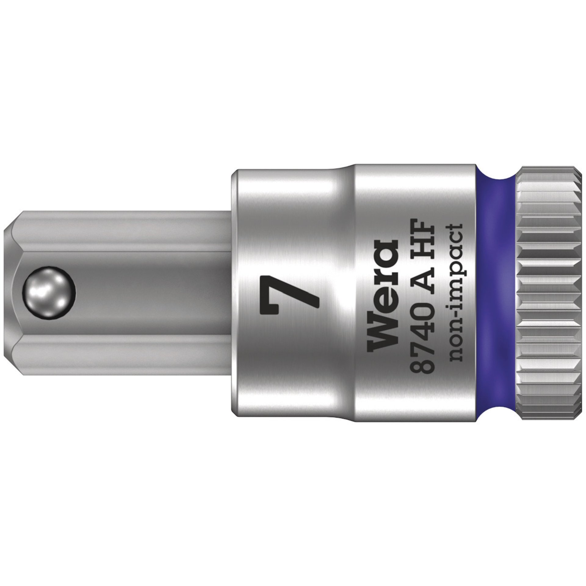8740 A HF Zyklop Bitnuss mit 1/4"-Antrieb, mit Haltefunktion für Innensechskantschrauben