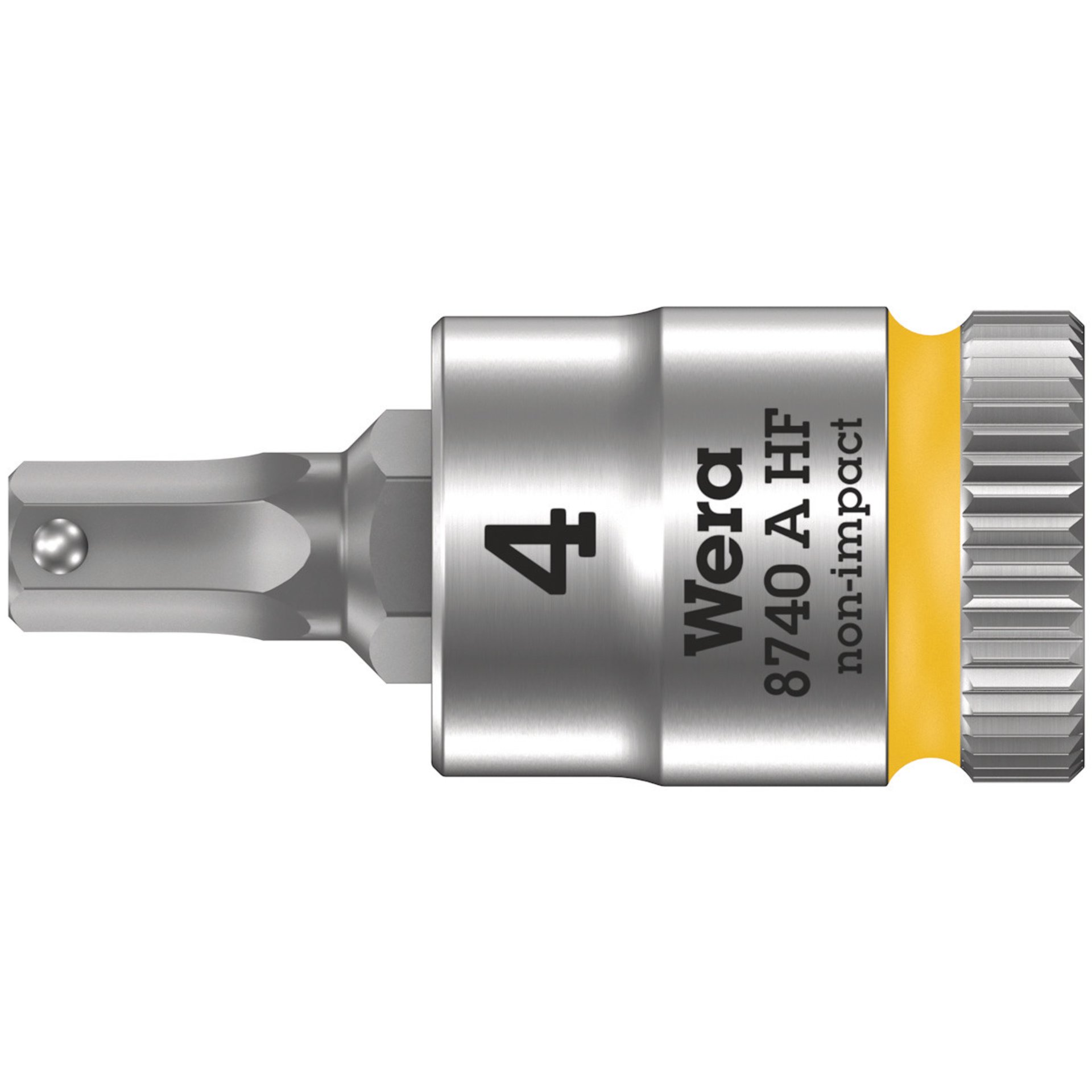 8740 A HF Zyklop Bitnuss mit 1/4"-Antrieb, mit Haltefunktion für Innensechskantschrauben