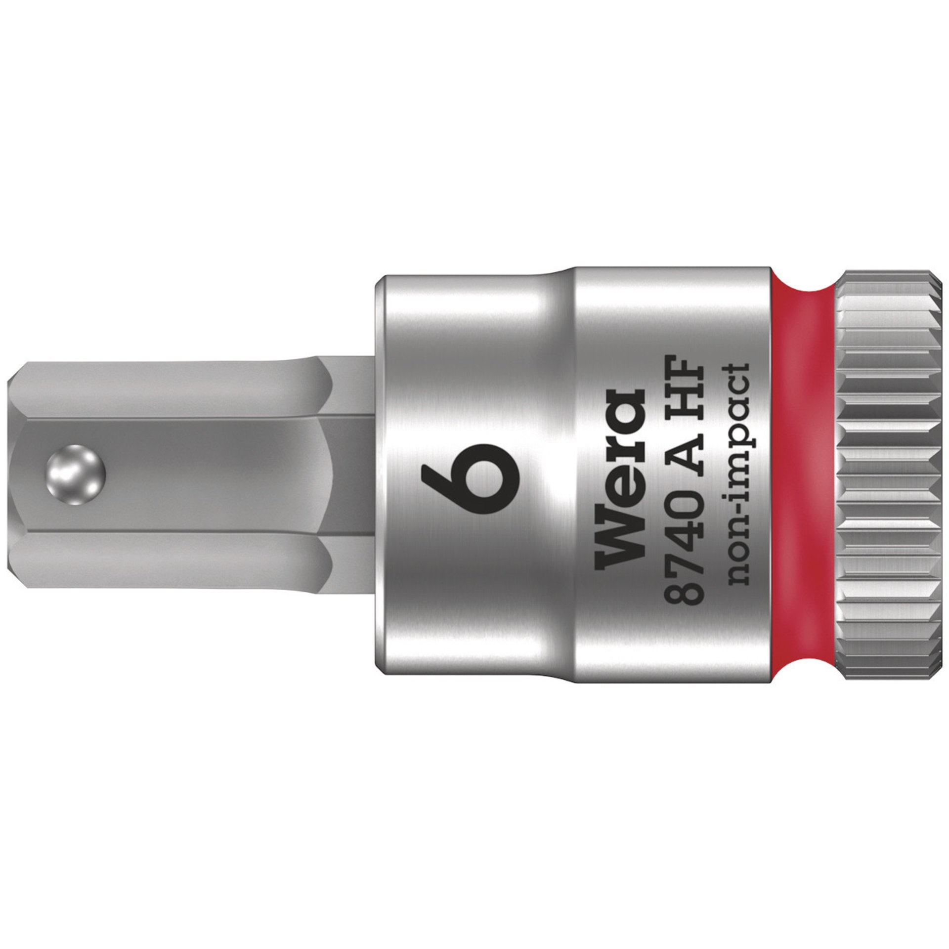 8740 A HF Zyklop Bitnuss mit 1/4"-Antrieb, mit Haltefunktion für Innensechskantschrauben