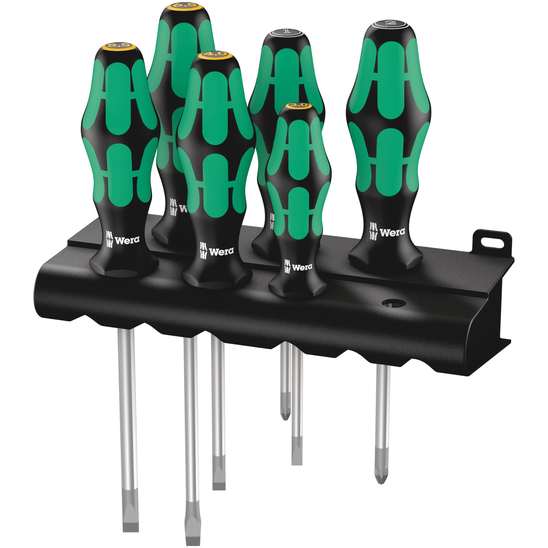 334/355/6 Rack Schraubendrehersatz Kraftform Plus Lasertip + Rack
