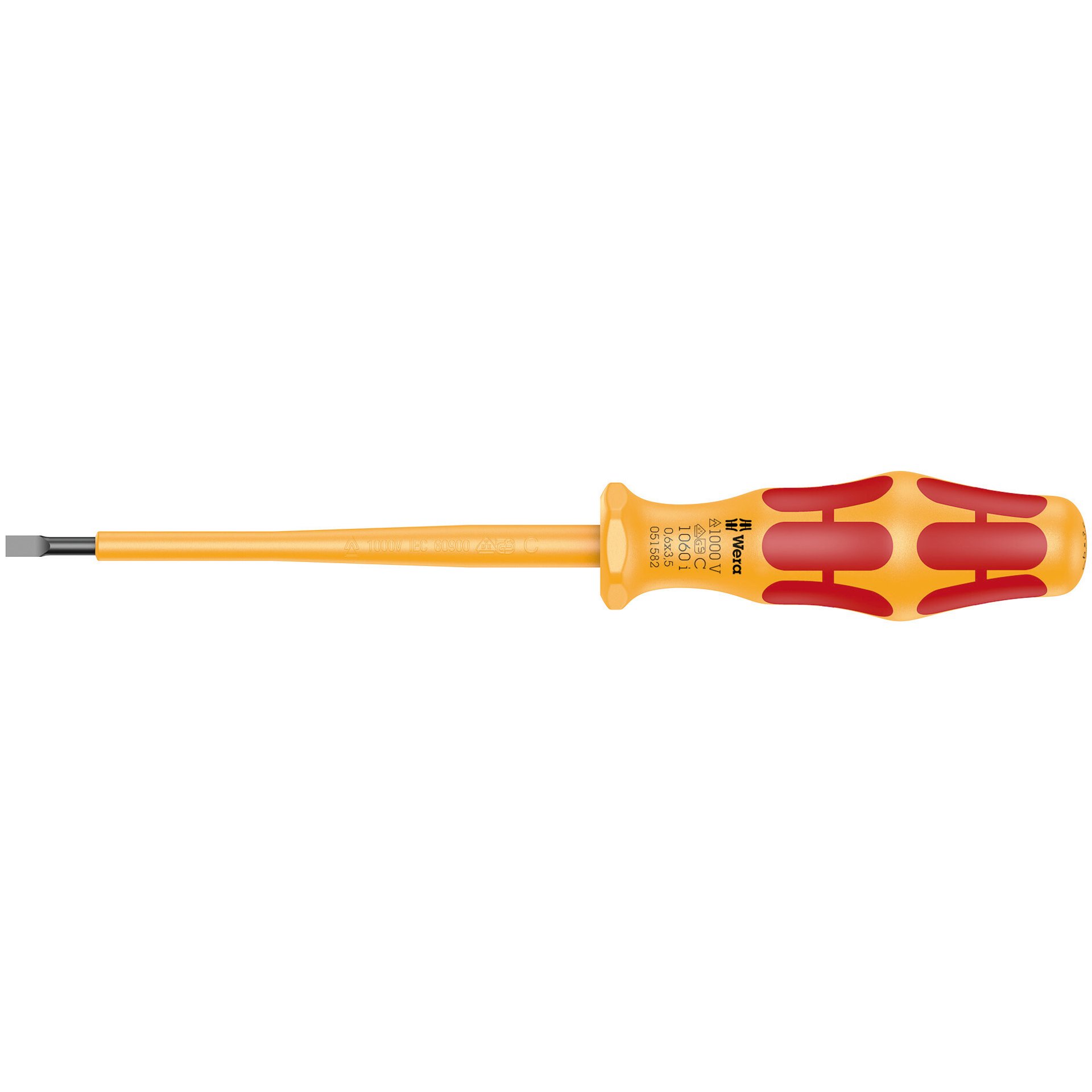 1060 i VDE-isolierter Kraftform Schlitz-Schraubendreher, 0,6 x 3,5 x 1