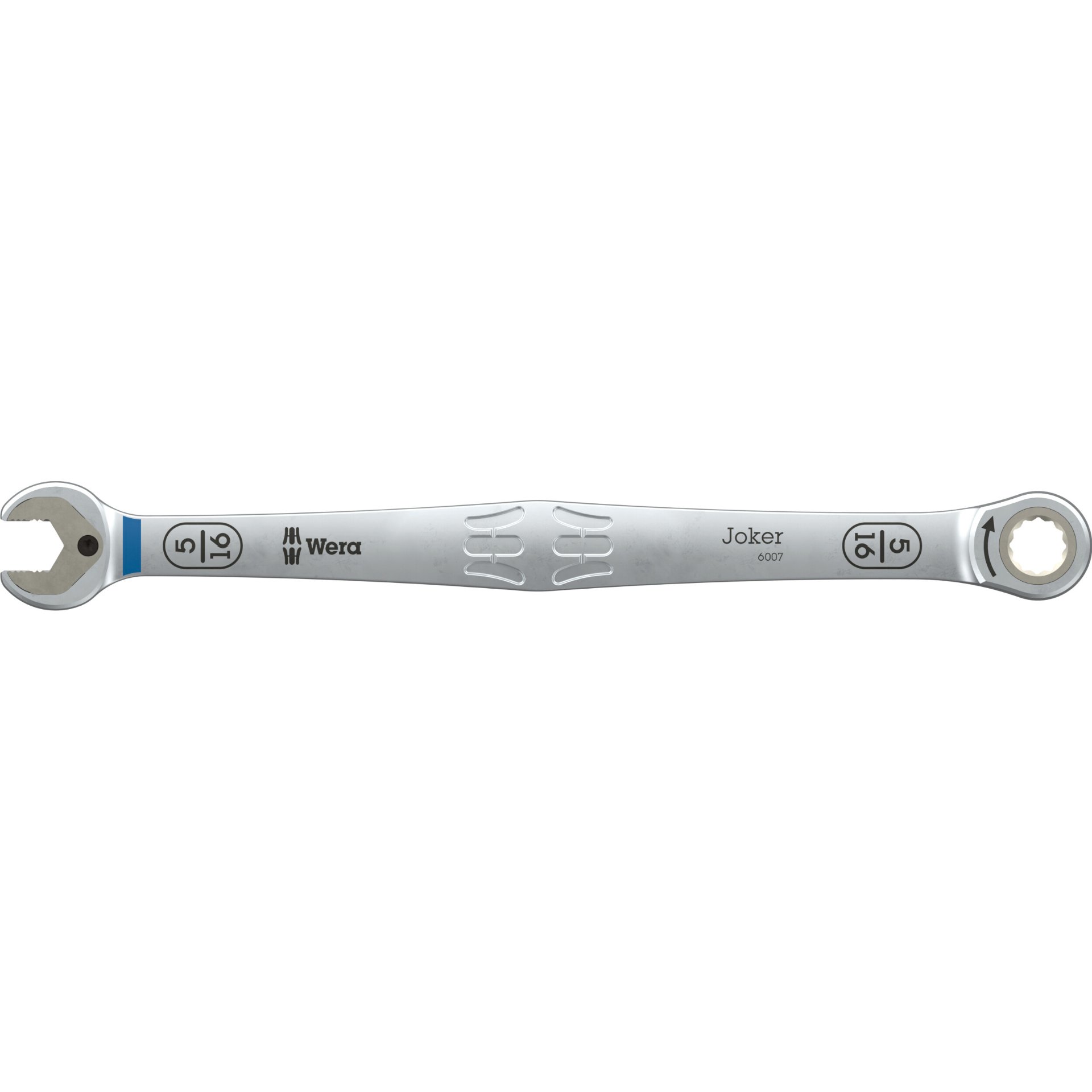 6007 Joker Maul-Ringratschen-Schlüssel SB, lange Ausführung, zöllig, 5/16" x 180 mm