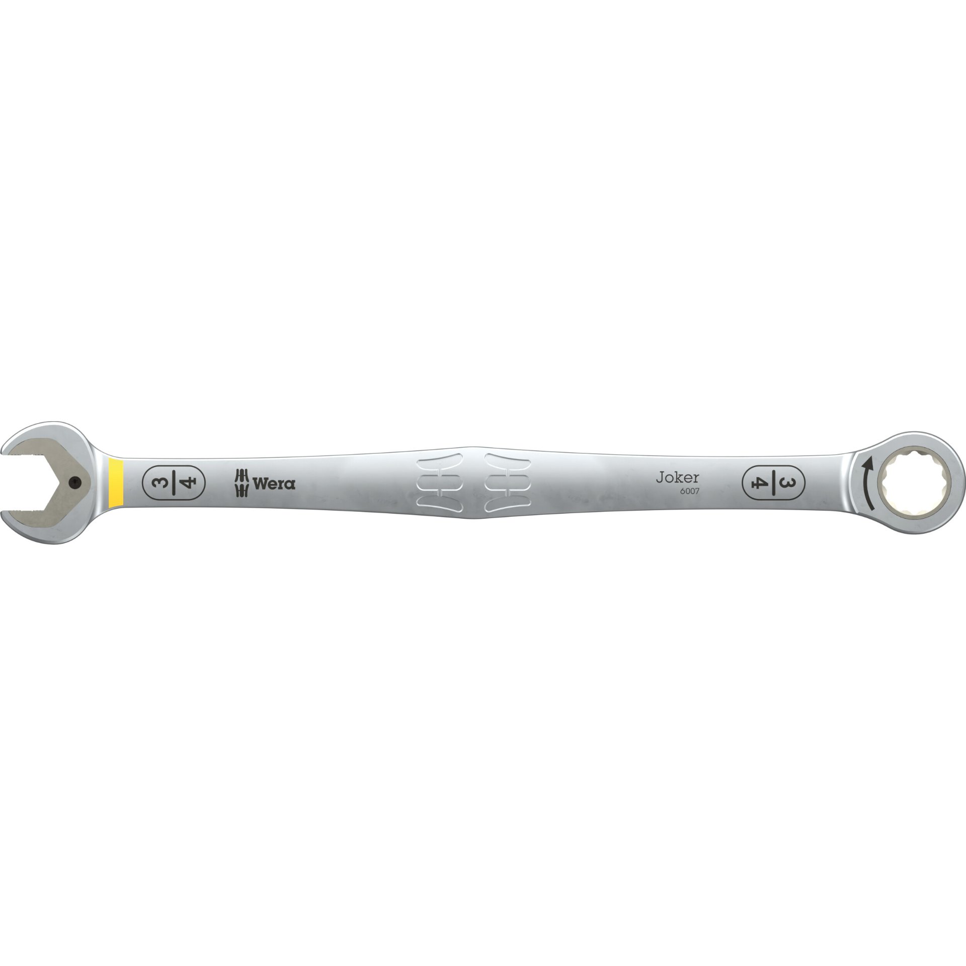 6007 Joker Maul-Ringratschen-Schlüssel SB, lange Ausführung, zöllig, 3/4" x 334 mm