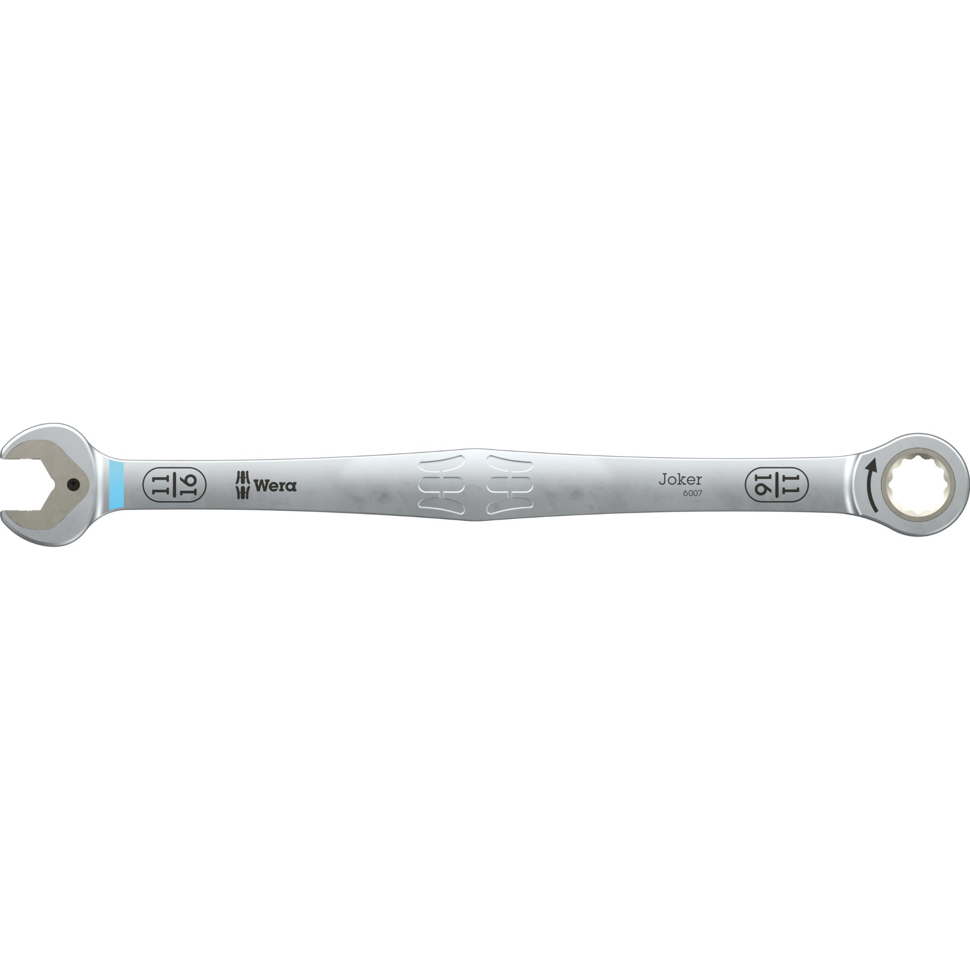 6007 Joker Maul-Ringratschen-Schlüssel SB, lange Ausführung, zöllig, 11/16" x 334 mm