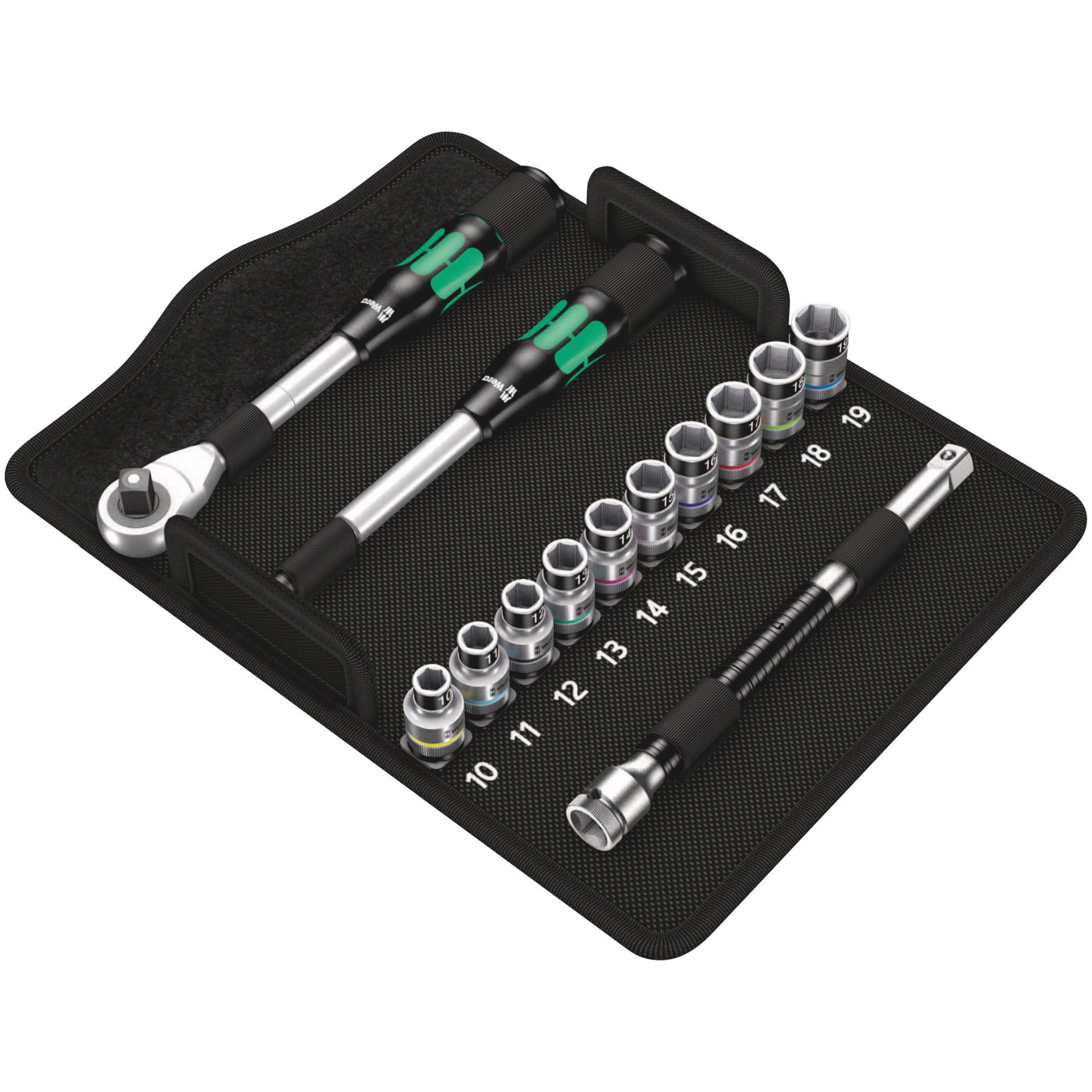 8006 SC 1 Zyklop Hybrid-Knarrensatz, 1/2"-Antrieb, metrisch