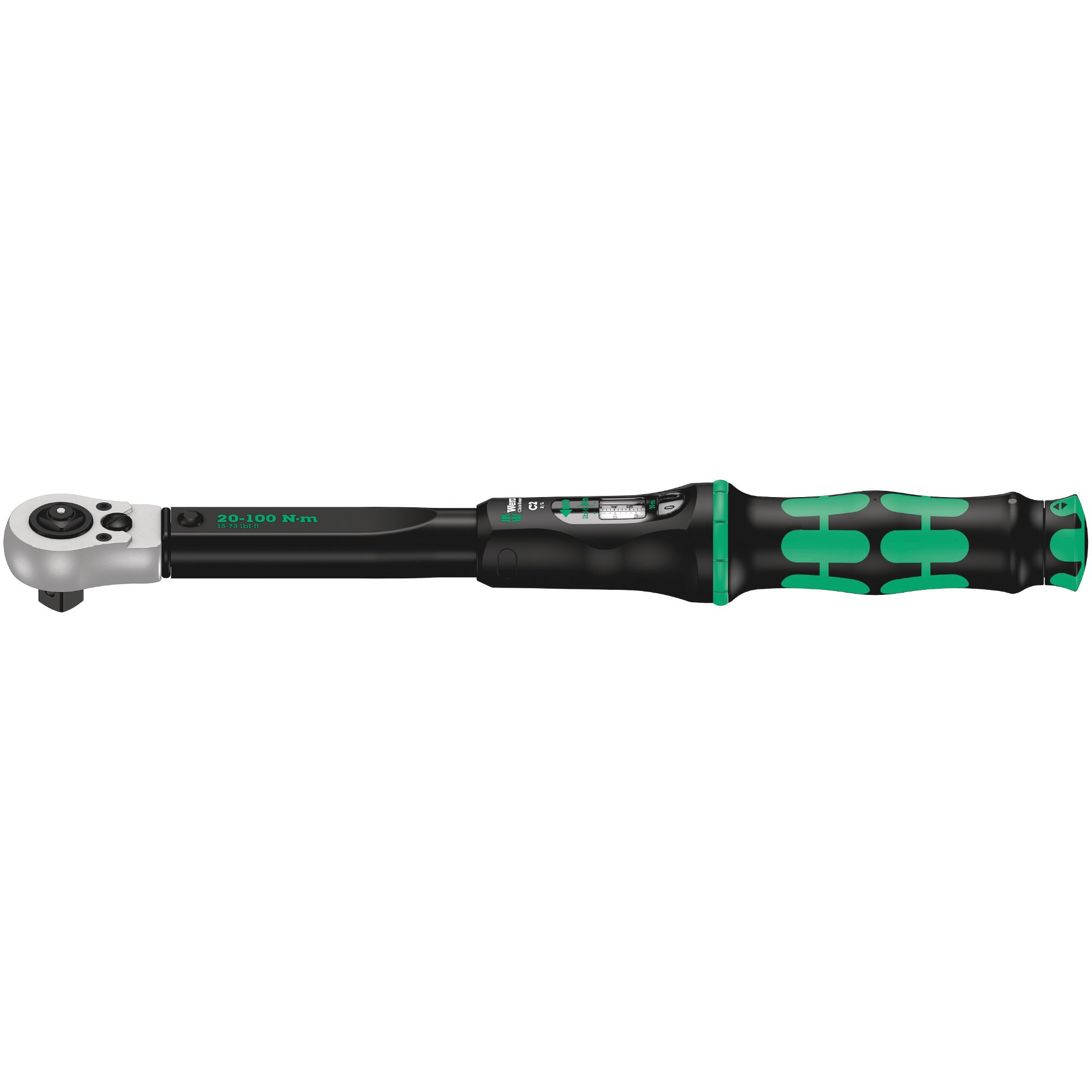 Click-Torque C 2 Push R/L einstellbarer Drehmomentschlüssel für Rechts- und Linksanzug, 20-100 Nm, Bild 2