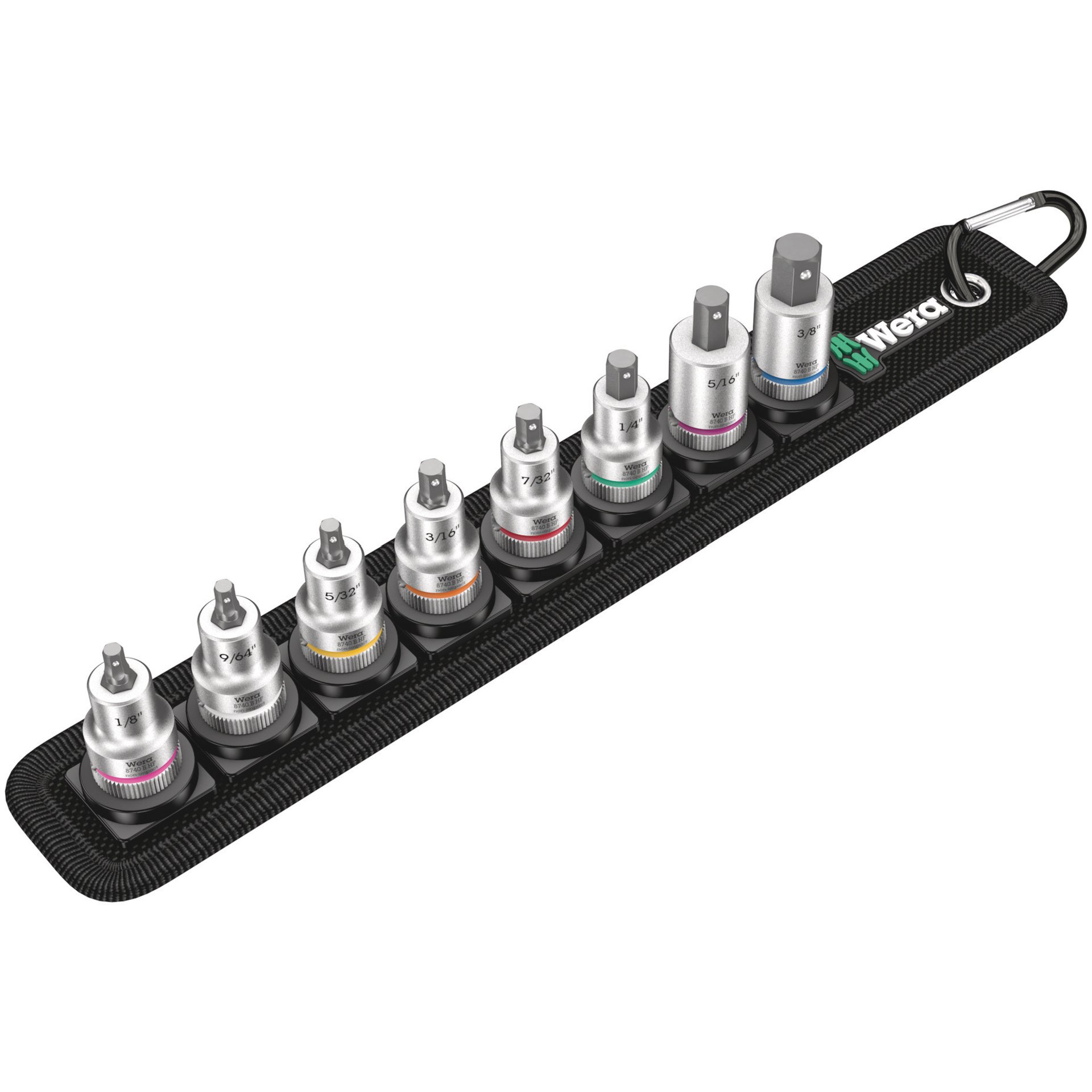 Belt B Imperial 1 Zyklop Bitnuss-Satz Innensechskant, mit Haltefunktion, 3/8"-Antrieb