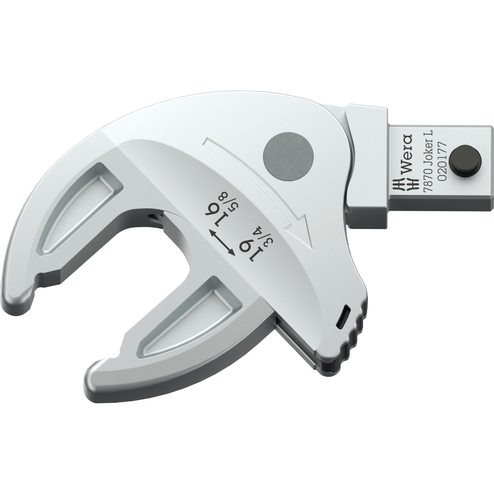 7870 Joker L Selbstjustierender Einsteck-Maulschlüssel für Schlüsselweite 16-19 mm, 9x12 mm