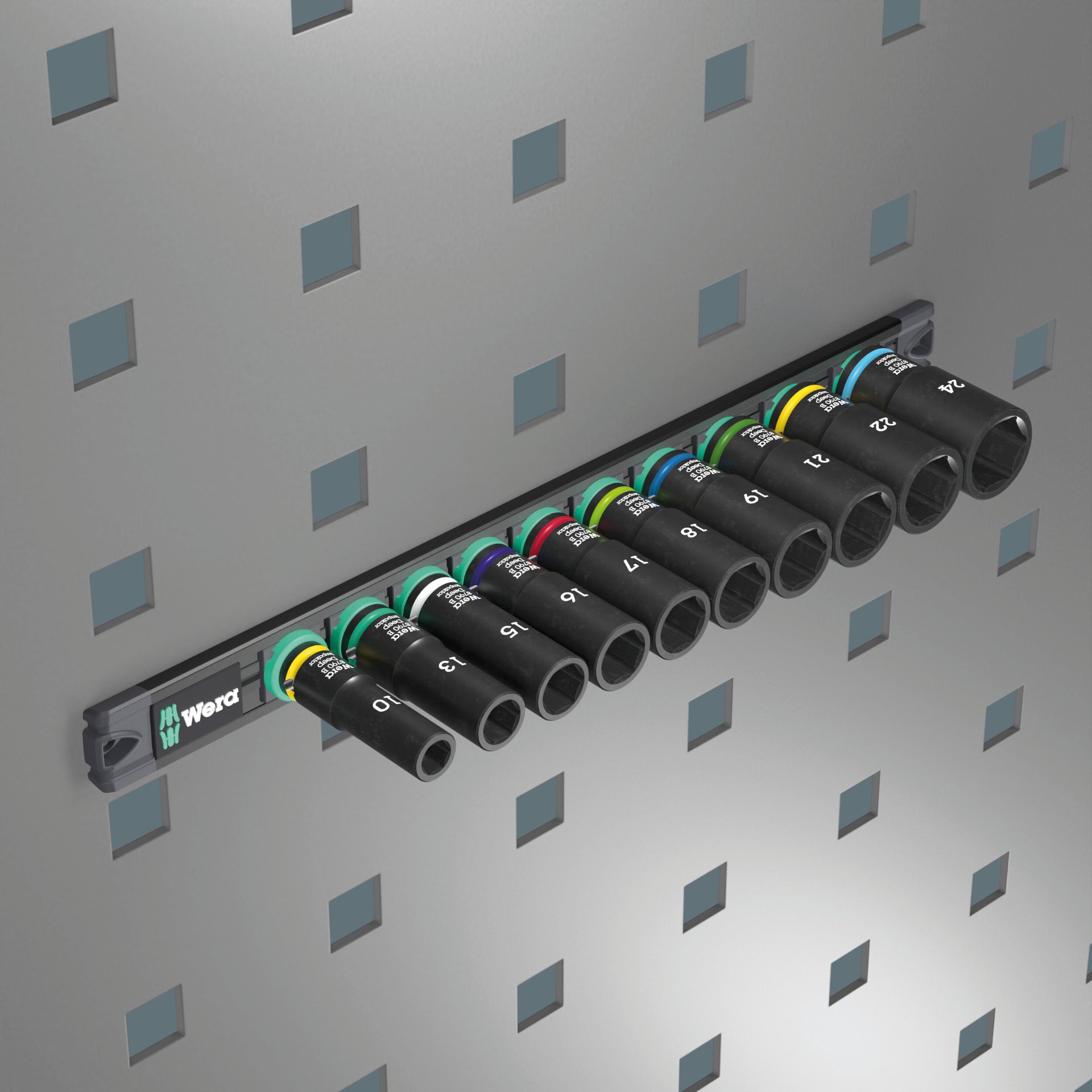9660 Nuss-Magnetleiste B Impaktor Deep 1 Steckschlüsseleinsatz-Satz, 3/8"-Antrieb, Bild 7