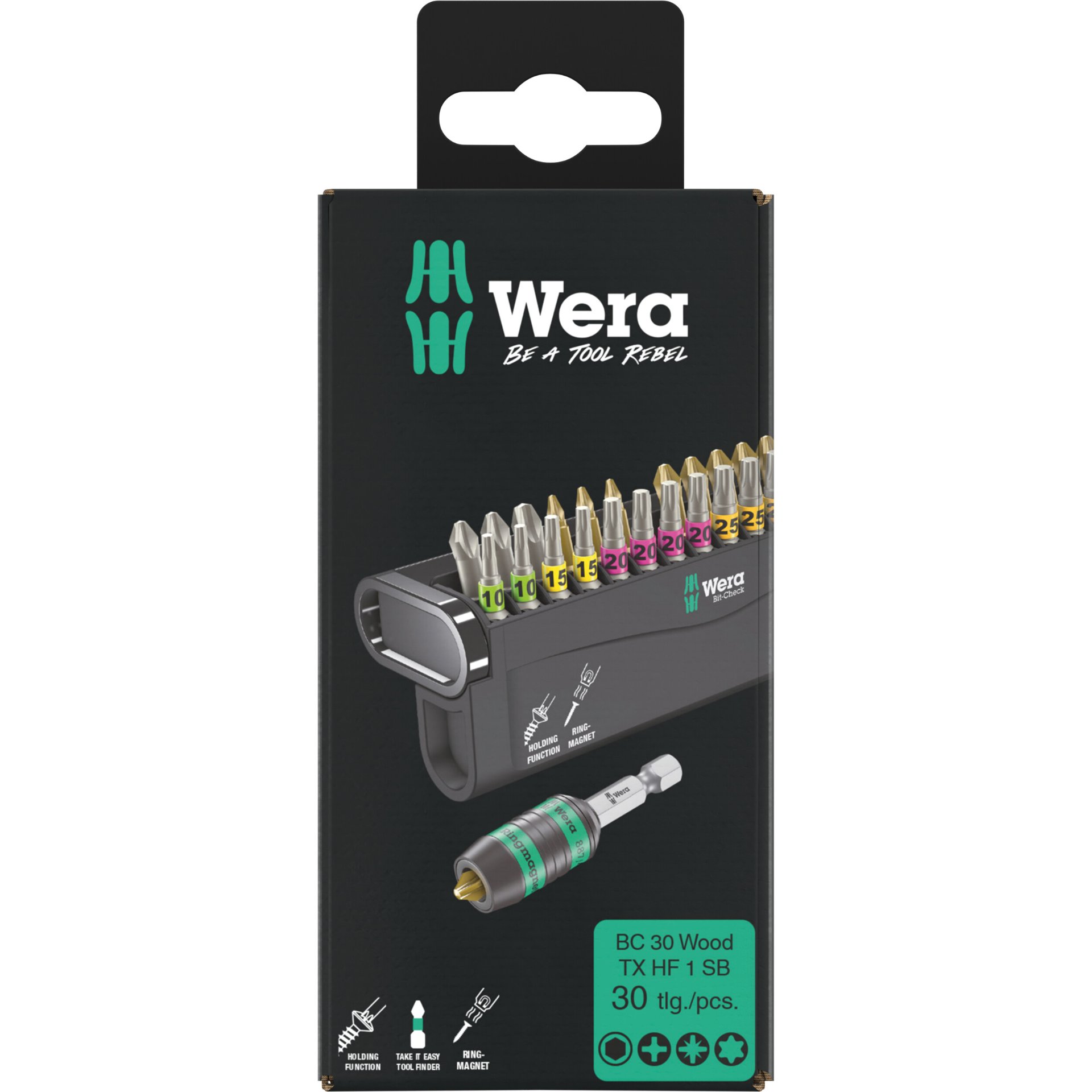 Bit-Check 30 Wood TX HF 1 SB, 30-teilig