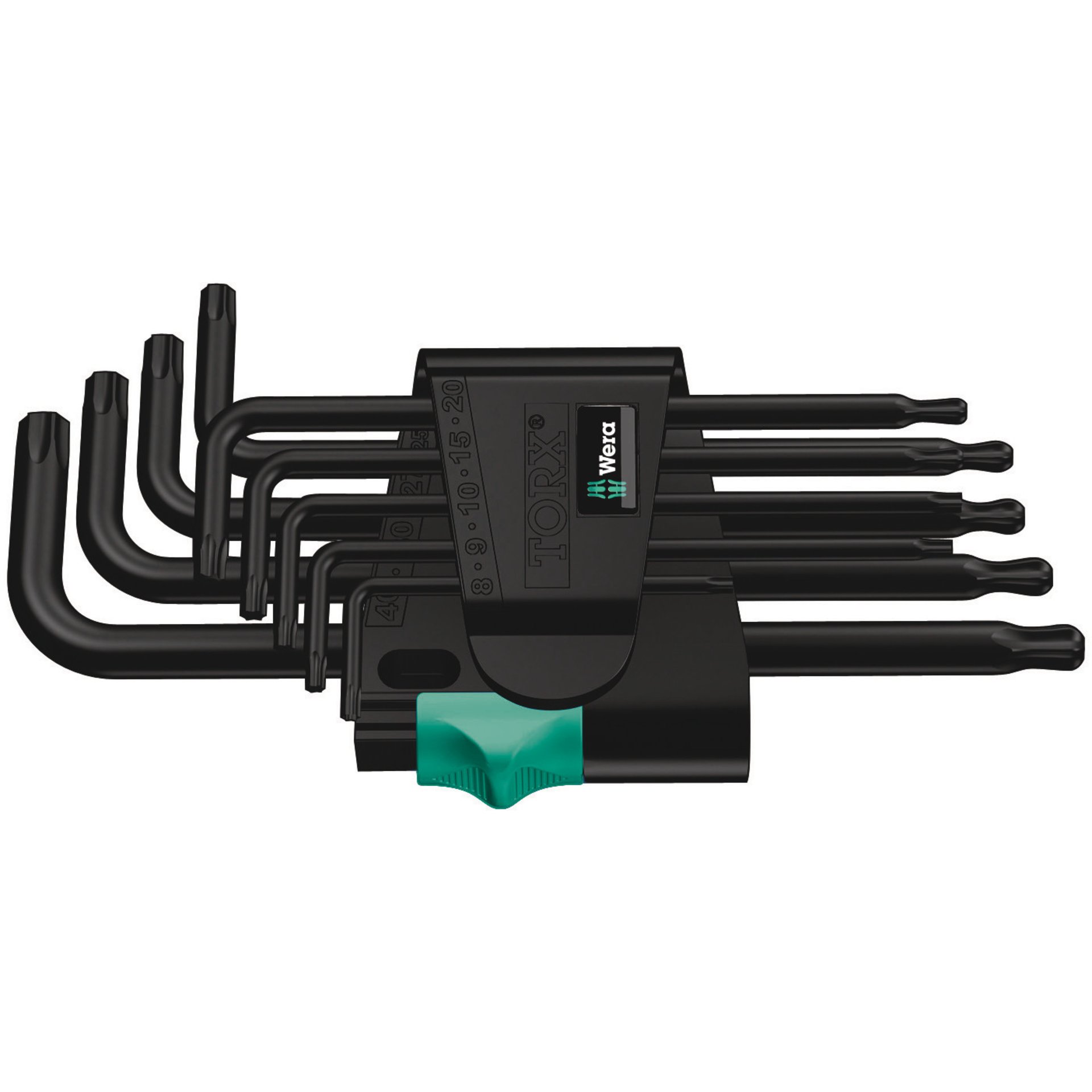 967/9 TX 1 Winkelschlüsselsatz, BlackLaser, 9-teilig