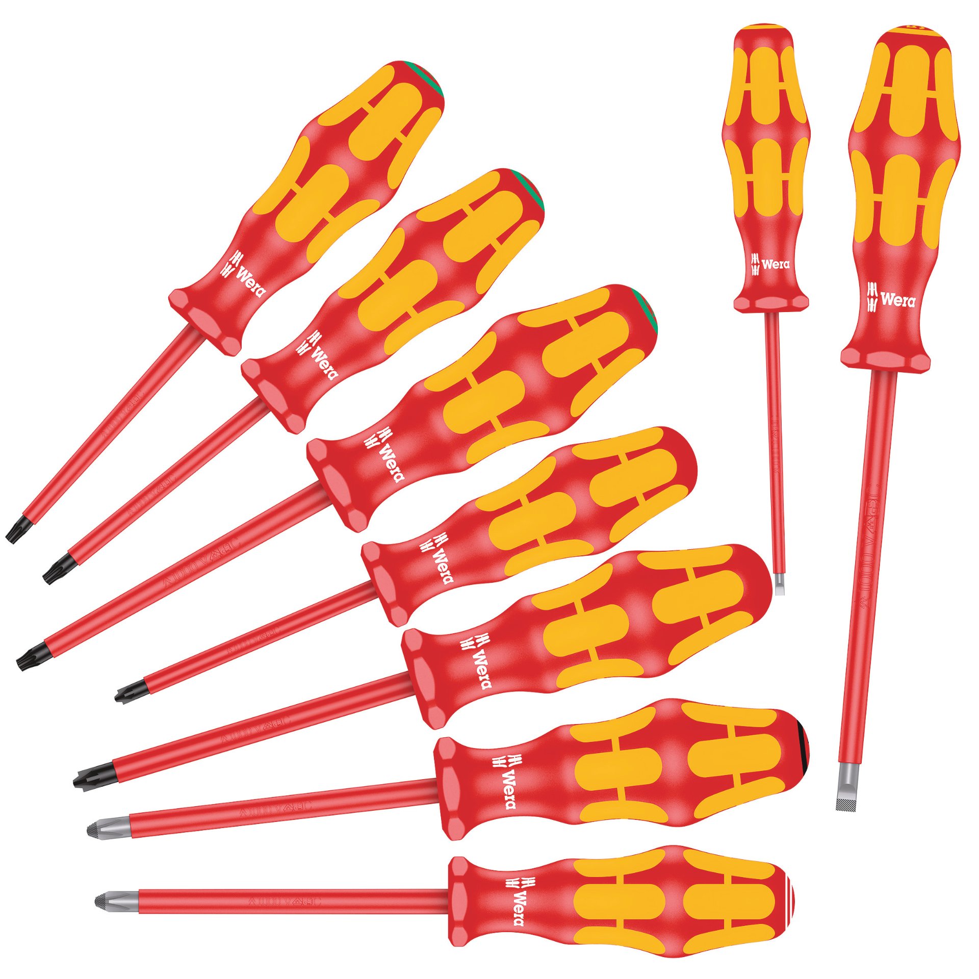 160 i/162 i/167 i/9 Schraubendrehersatz Kraftform Plus Serie 100, 9-te