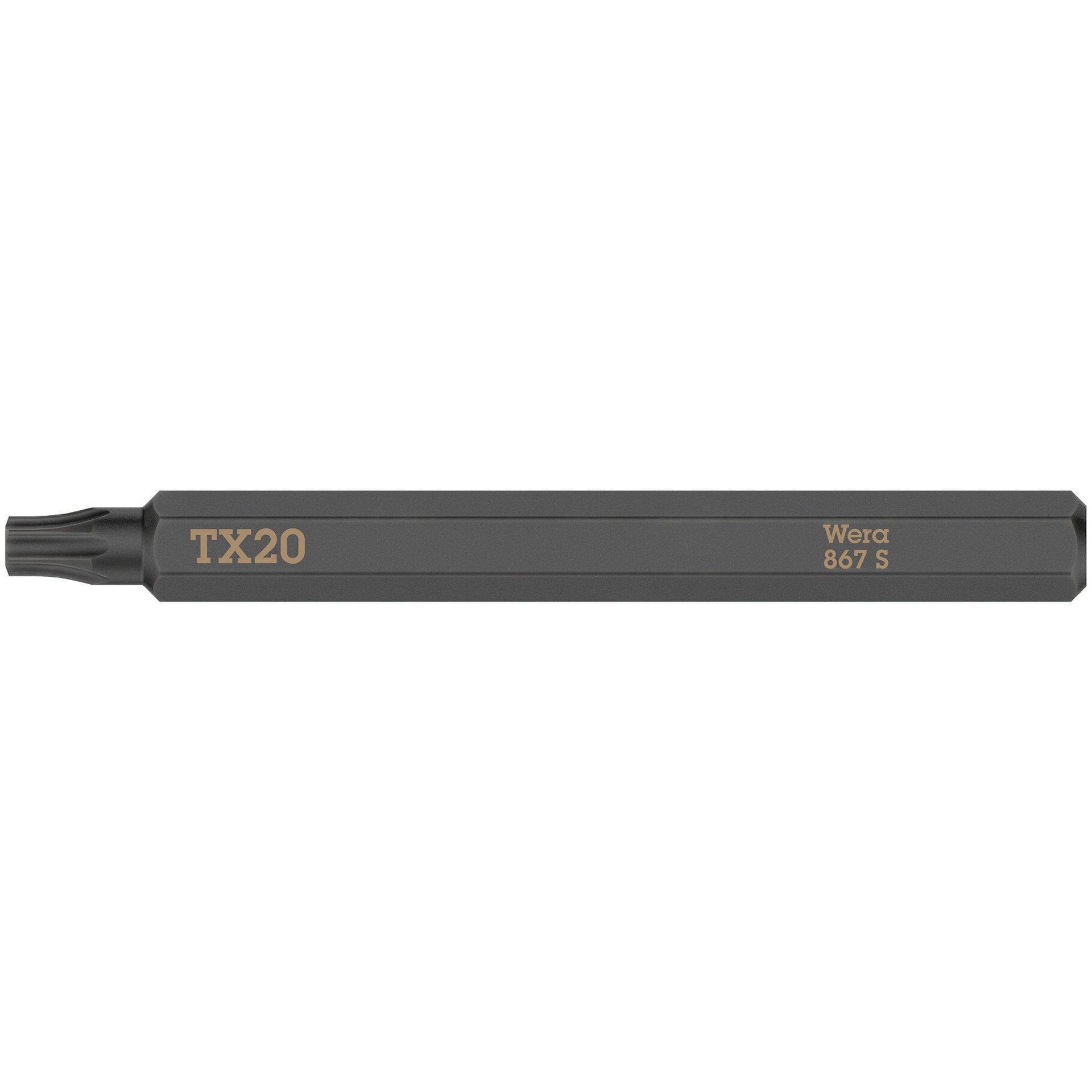 867 S TORX Bits für Schlagschraubendreher, TX 20 x 70 mm