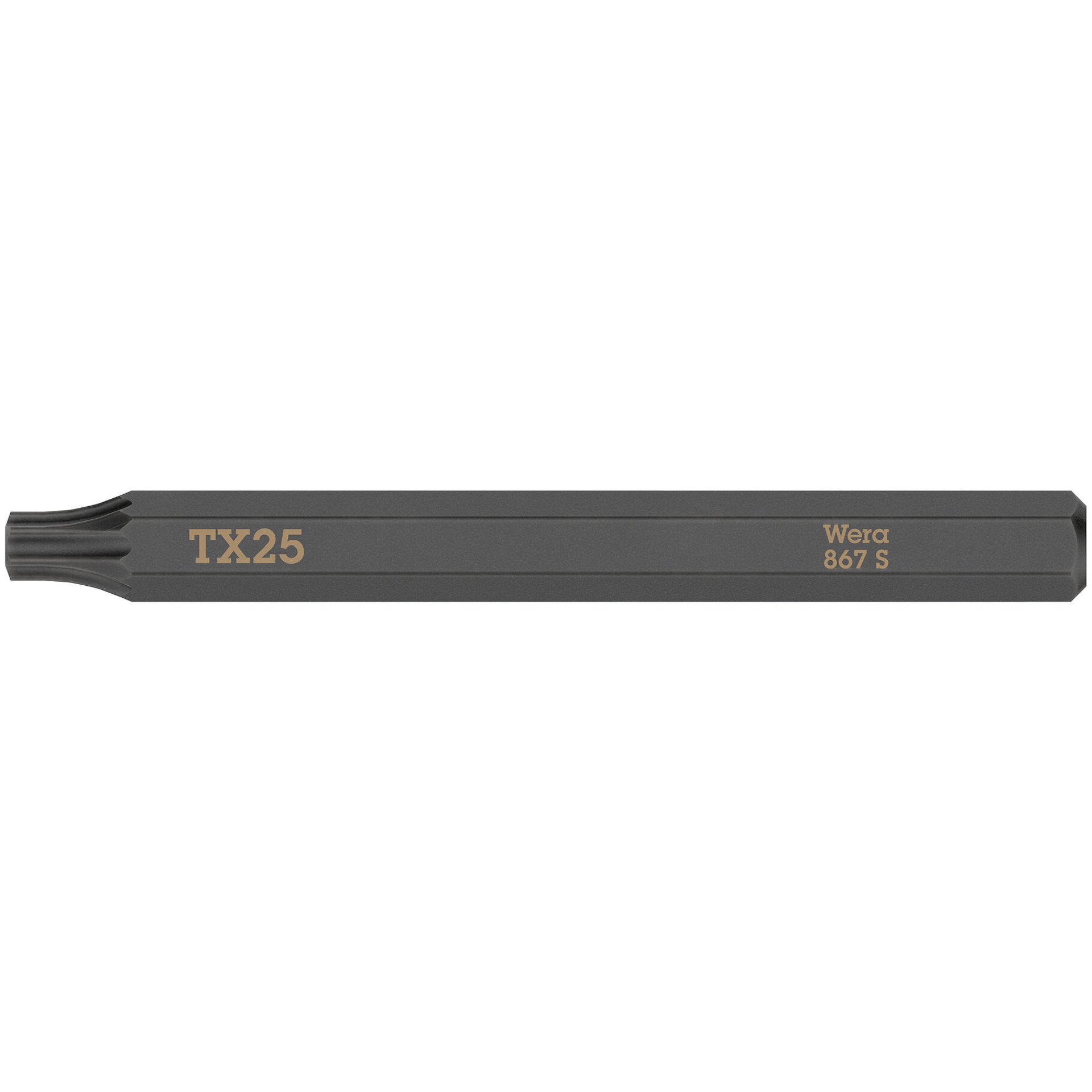 867 S TORX Bits für Schlagschraubendreher, TX 25 x 70 mm