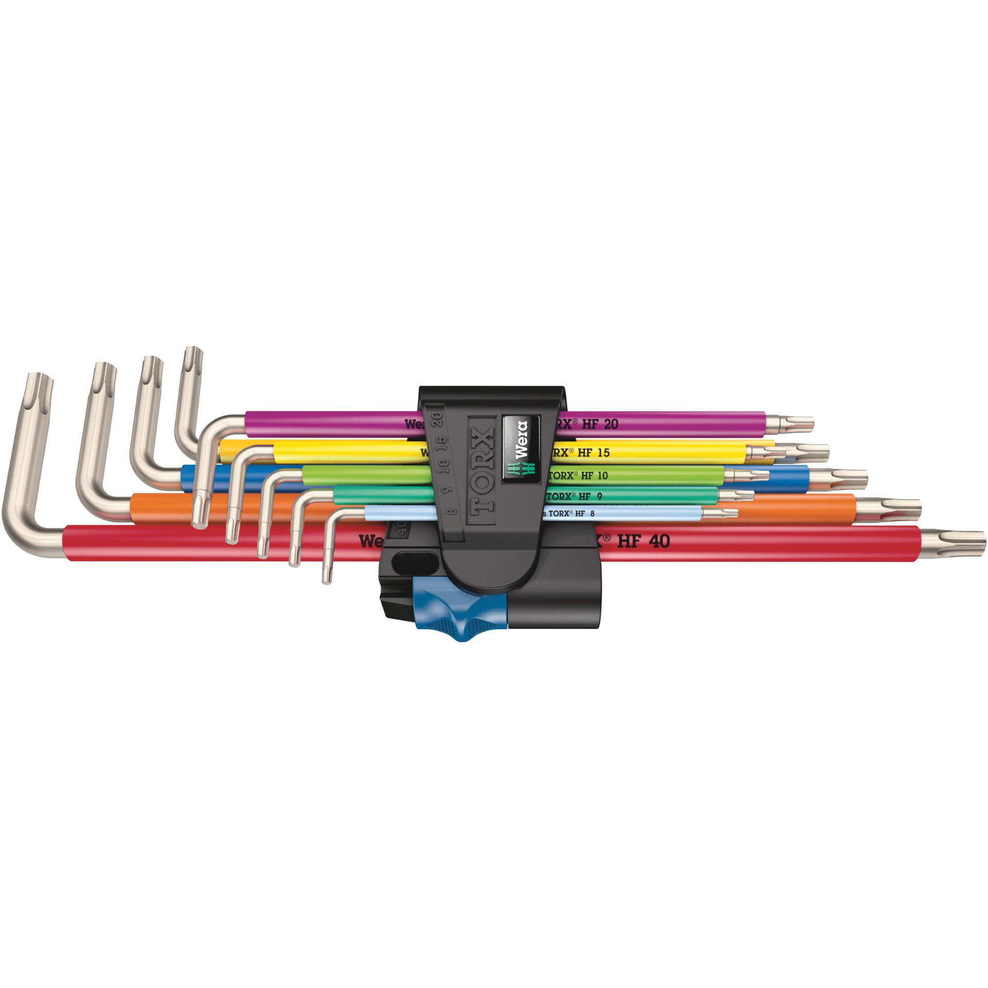 3967/9 TX SXL Multicolour HF Stainless 1 Winkelschlüsselsatz mit Haltefunktion, Edelstahl