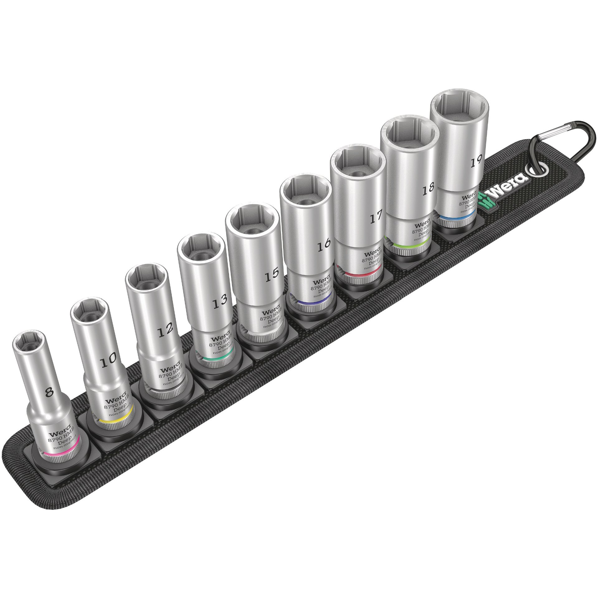 Belt B Deep 1 Steckschlüsseleinsatz-Satz, 3/8"-Antrieb, 9-teilig