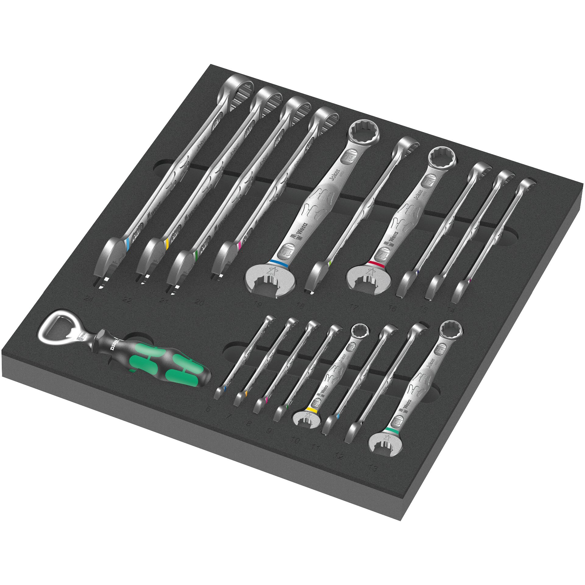 9731 Schaumstoffeinlage 6003 Joker Set 1, 19-teilig