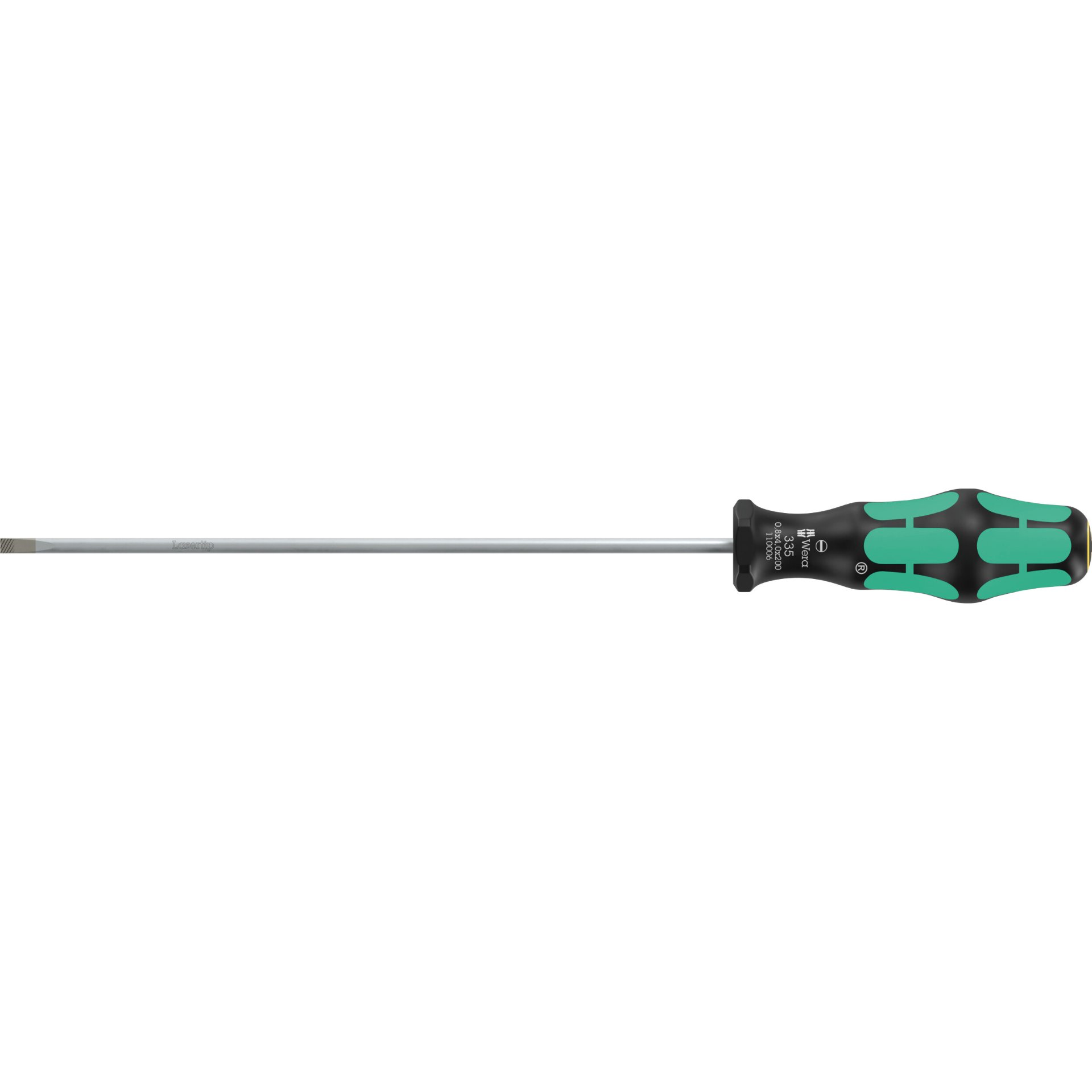 335 Schlitz-Schraubendreher - Elektrikerklinge, 0,8 x 4 x 200 mm