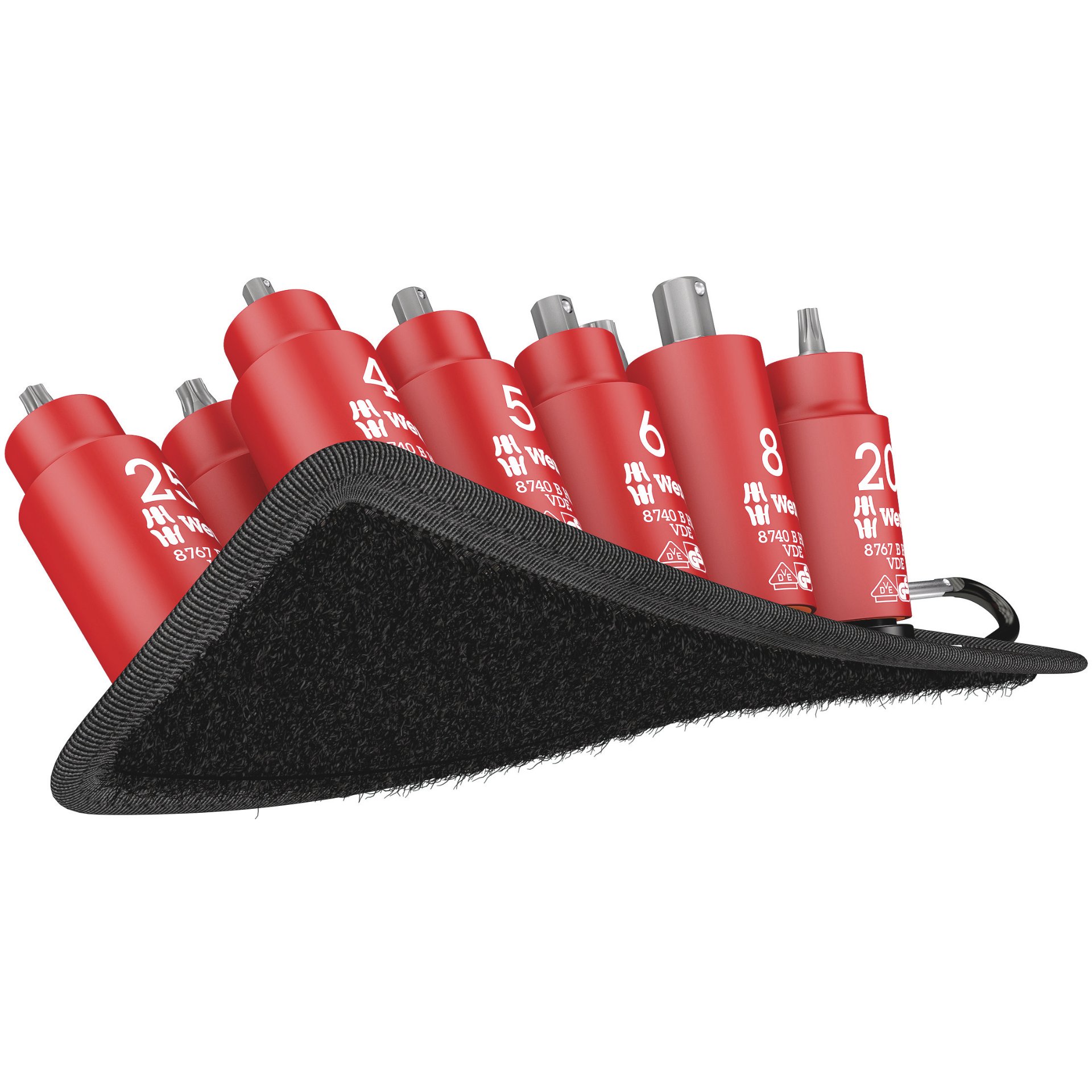 Belt B VDE 1 Zyklop Bitnuss-Satz TORX® / Innensechskant, isoliert, mit Haltefunktion, 3/8"-Antrieb, Bild 2
