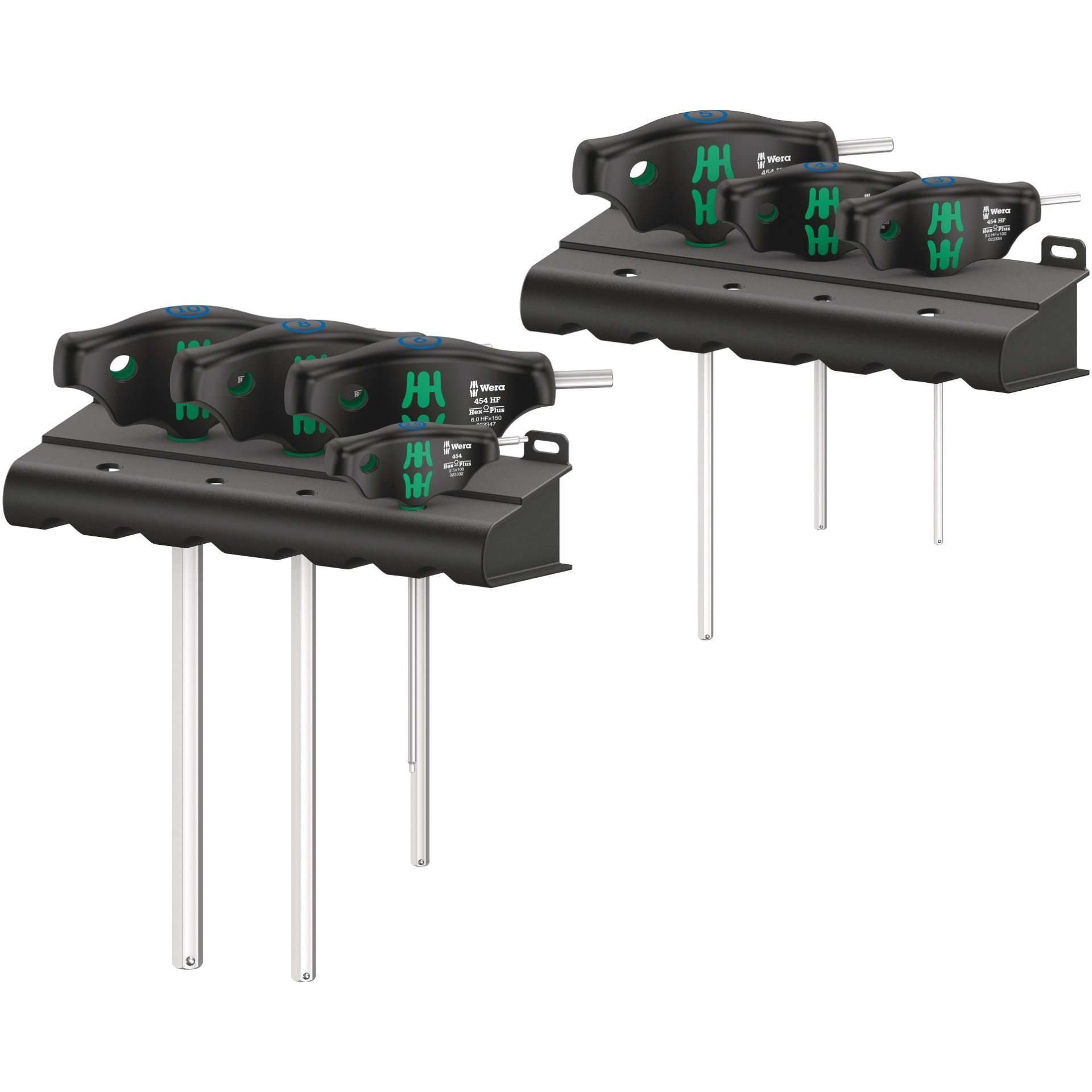 454/7 HF Set 1 Schraubendrehersatz Quergriff-Schraubendreher Hex-Plus mit Haltefunktion