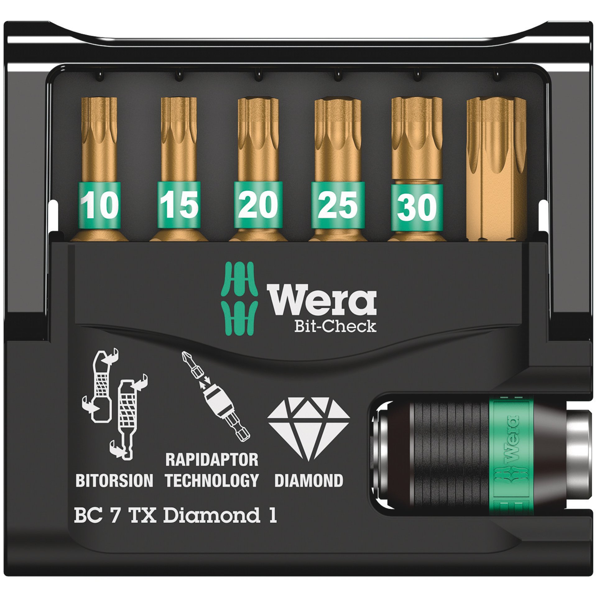 Bit-Check 7 TX Diamond 1, 7-teilig, imagen 2