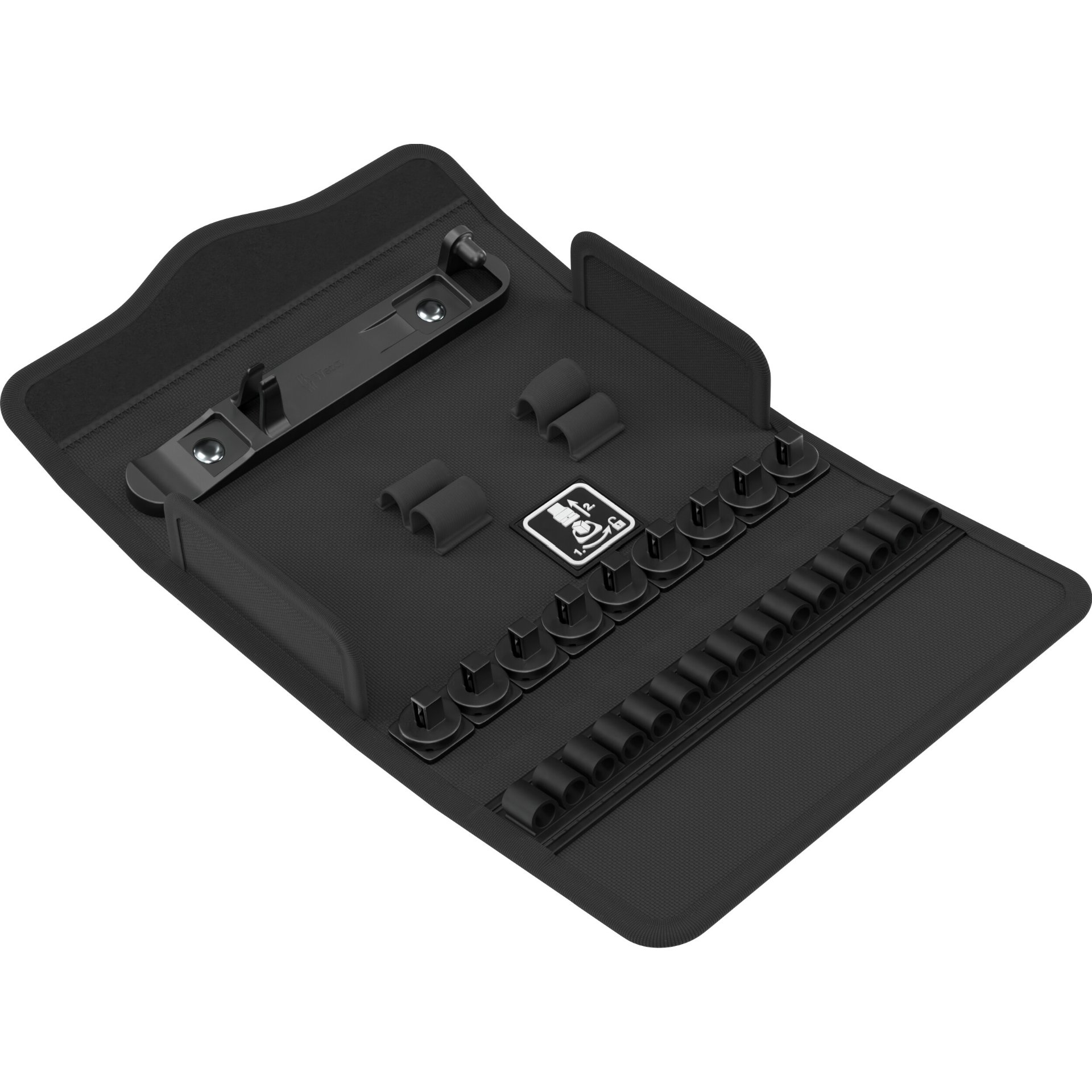 9588 Textile Box Zyklop Comfort 1/4", leer, 180 x 95 x 33 mm