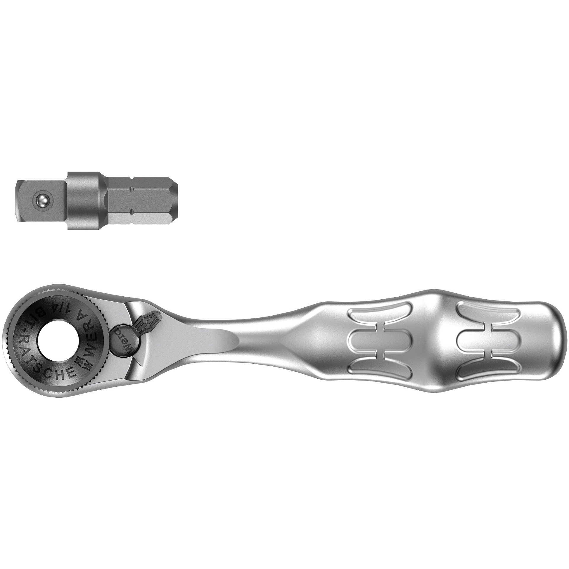 8001 A Zyklop Mini 1 SB Bit-Ratsche 1/4", mit 1/4"-Antrieb,