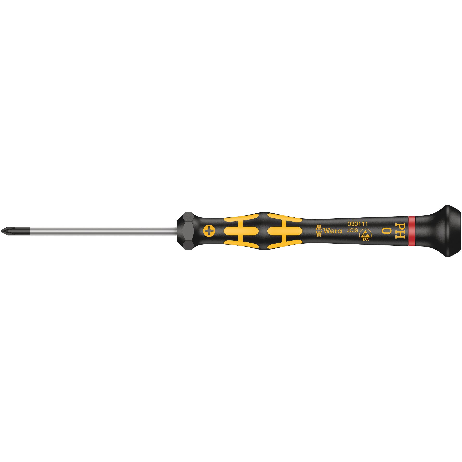 1550 PH ESD Kraftform Micro Kreuzschlitz-Schraubendreher, PH 0 x 60 mm