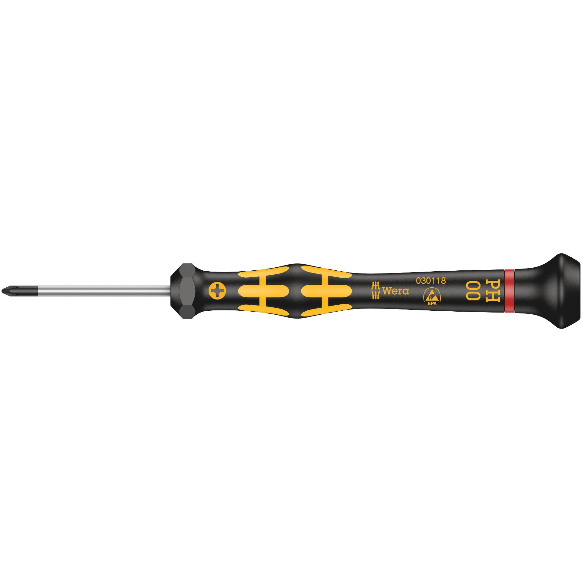 1550 PH ESD Kraftform Micro Kreuzschlitz-Schraubendreher, PH 00 x 40 mm