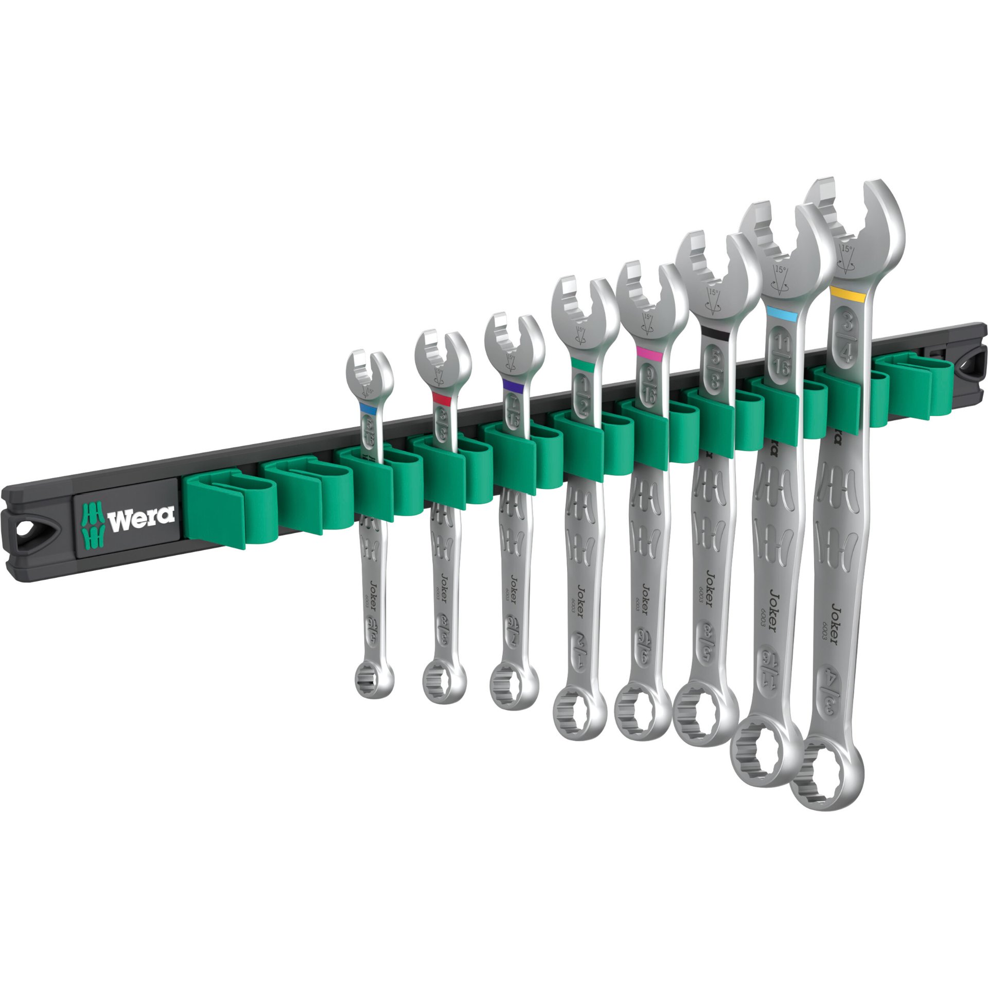 9642 Magnetleiste 6003 Joker Imperial 1 Ringmaulschlüssel-Satz, 8-teilig