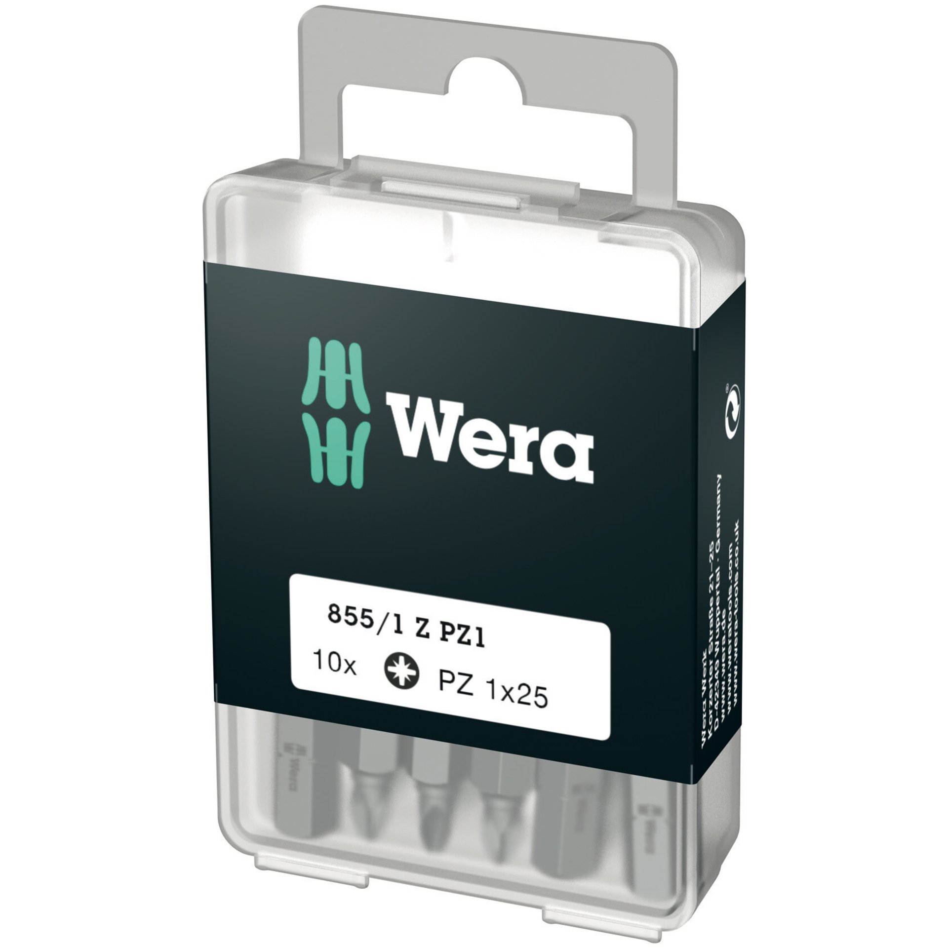 855/1 Z DIY Bits, PZ 1 x 25 mm, 10-teilig