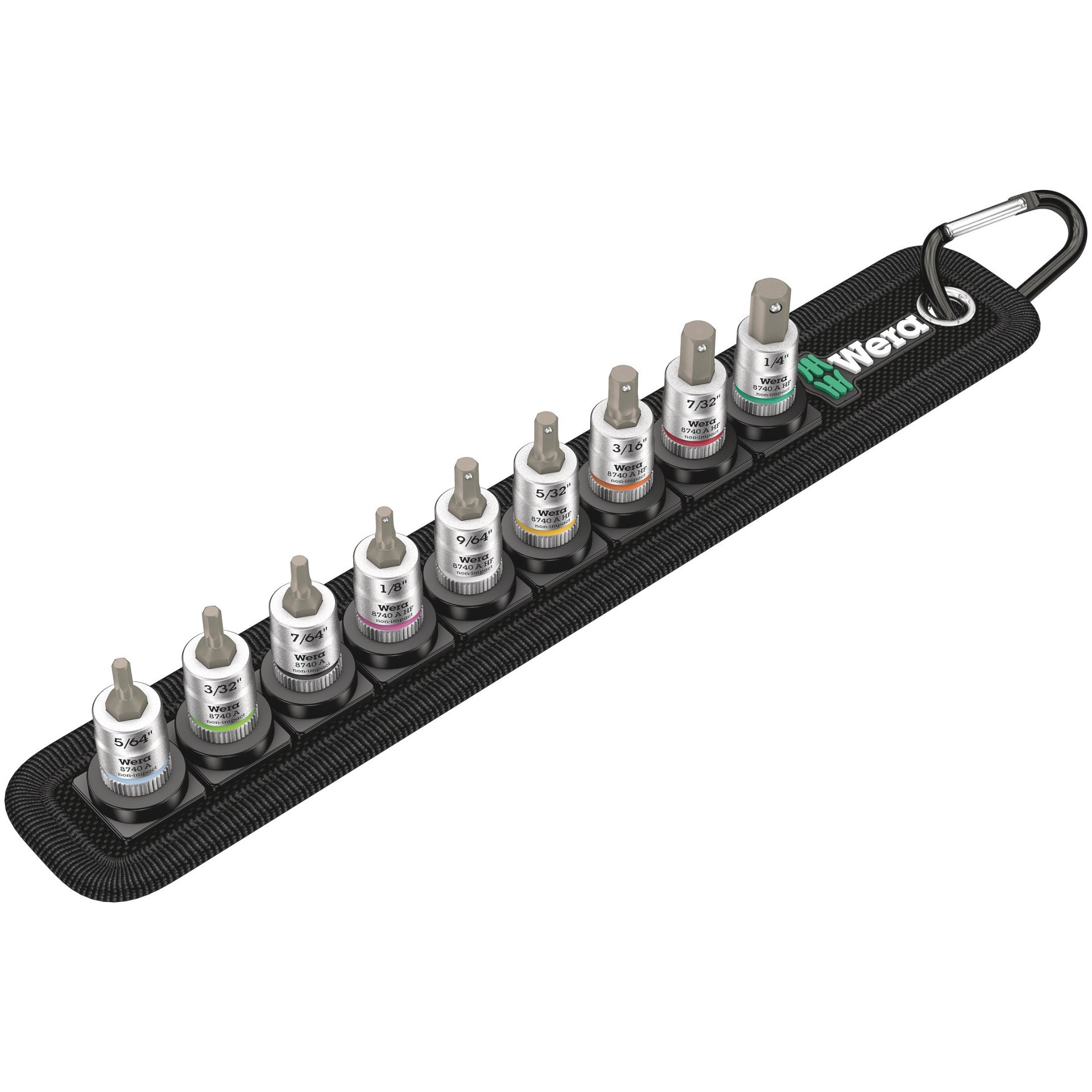 Belt A Imperial 1 Zyklop Bitnuss-Satz Innensechskant, mit Haltefunktion, 1/4"-Antrieb