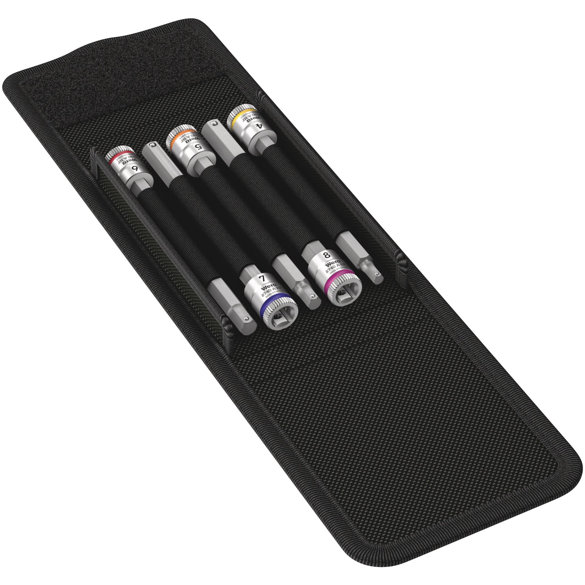 8740 A HF 1 Zyklop Bitnuss-Satz, mit 1/4"-Antrieb, mit Haltefunktion für Innensechskantschrauben