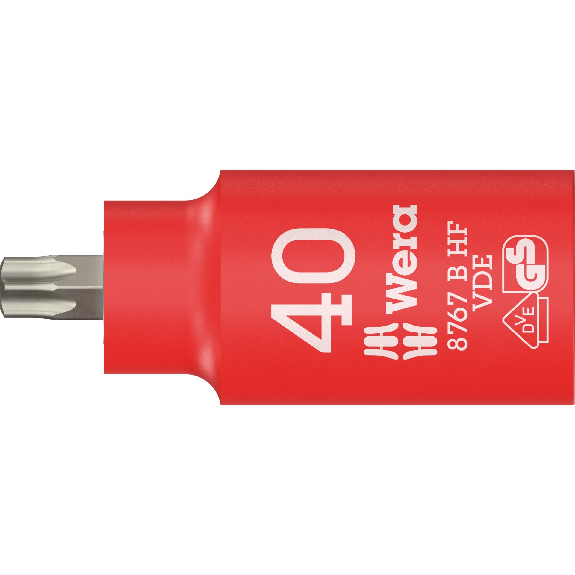 8767 B VDE HF TORX® Zyklop Bitnuss, isoliert, mit 3/8"-Antrieb, mit Haltefunktion
