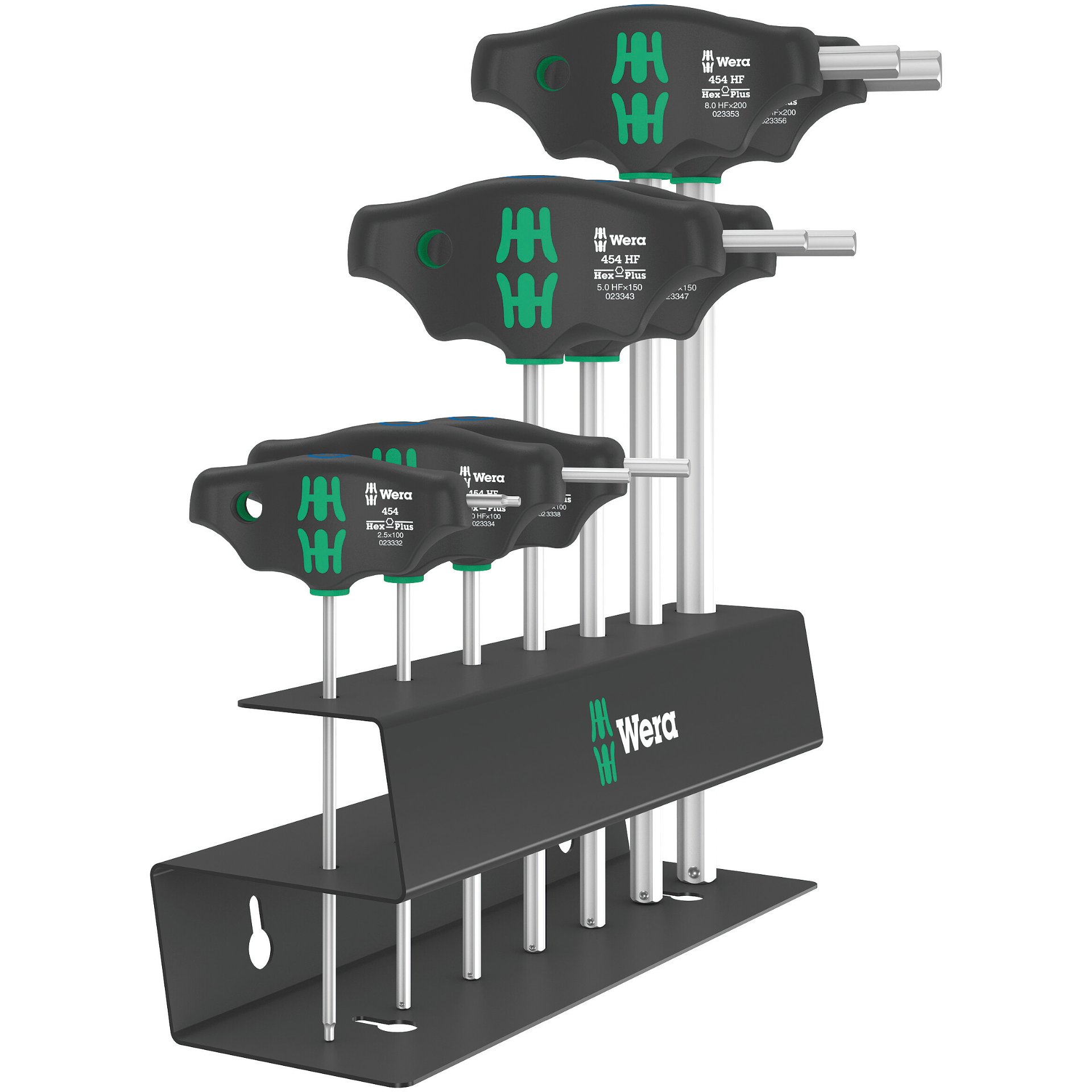 454/7 HF Set 2 Schraubendrehersatz Quergriff-Schraubendreher Hex-Plus mit Haltefunktion