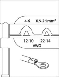 Bild für Kategorie 8140-03/-04/-05 Modul-Einsatz für unisolierte Kabelschuhe