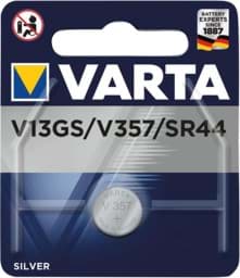 Bild von Knopfzelle Electronics Silber V13GS/V357 1,55Volt Blister zu 1 Stück VARTA