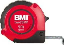 Bild von Taschenbandmaß twoCOMP 3mx16mm weiß BMI