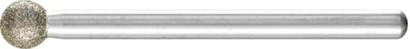 Bild von Schleifstift Diamant STK Kugelform 2x45mm/3 FORMAT