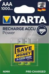 Bild von Batterie RECHARGEABLE Akku AAA 1000mAh VARTA