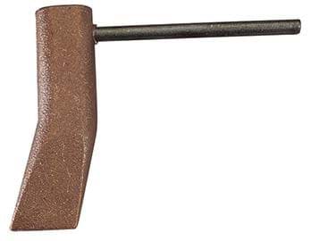 Bild von Kupferstück Hammerform m.Eisenstift gerade für Propan-Handgriff 250 g GCE