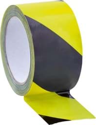 Afbeelding van Warnmarkierungsband PVC selbstklebend 60mmx66m gelb/schwarz