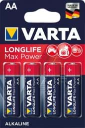 Bild von Batterie MAX TECH AA DE-Blister a 4 Stück VARTA