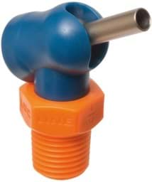 Bild von Hochdruckdüse XW für Kühlmittelschlauch 1/4" 70bar Ø3x0mm blau-orange LOC-LINE
