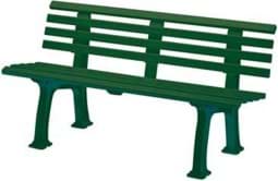 Bild von 9900020421 Gartenbank SYLT 3-Sitzer Länge 1500 mm grün